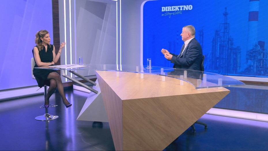 Bajatović u emisiji "Direktno sa Minjom Miletić": Nema šokova na tržištu, očekujem da OFAK produži licencu za rad NIS-u