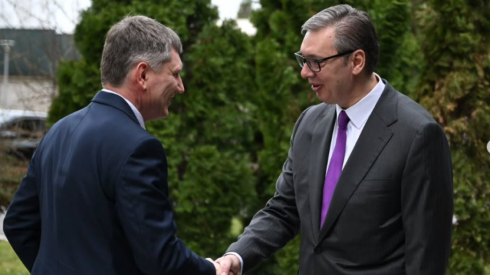 Vučić se sastao sa ruskim ministrom ekonomskog razvoja Maksimom Rešetnjikovim