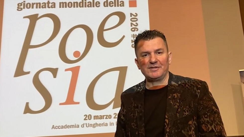 Enes Halilović predstavljao Srbiju na Međunarodnom danu poezije u Rimu (VIDEO)