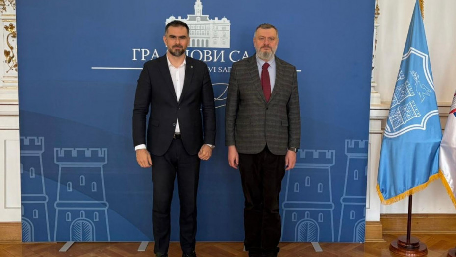 Gradonačelnik Novog Sada Žarko Mićin sa ambasadorom Ukrajine o budućoj saradnji