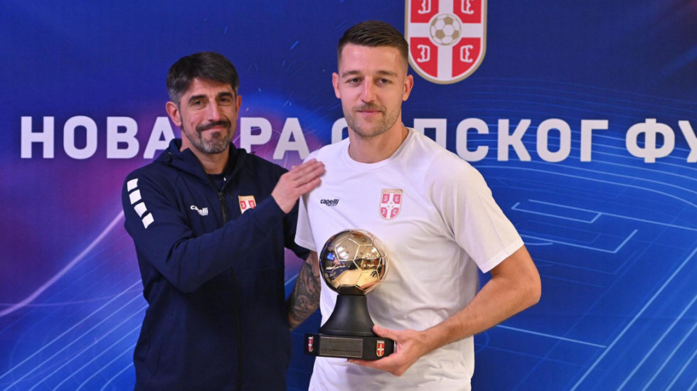 Sergej Milinković Savić dobitnik "Zlatne lopte" FSS ističe: Jedva čekam duel sa Špancima