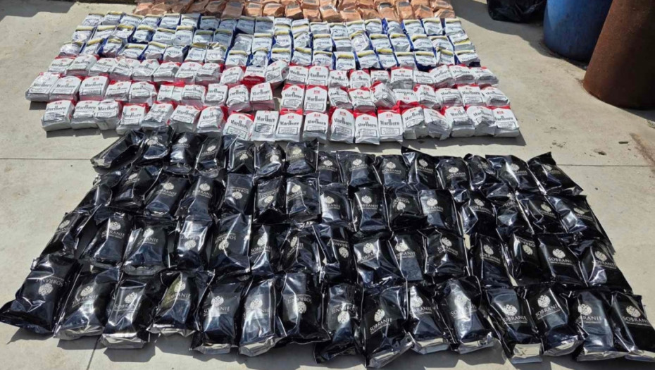 Uhapšen muškarac iz Bujanovca: Našli mu 120 kg nedozovljenog duvana, oštetio budžet Srbije za 1,3 miliona dinara