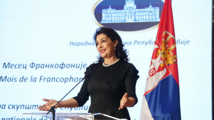 Prijem povodom obeležavanja Meseca Frankofonije, orden Jadranki Jovanović