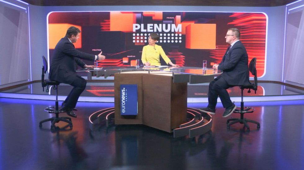 Plenum na Euronews Srbija: Stanković i Petrov o policijskom postupanju u Rektoratu posle smrti studentkinje