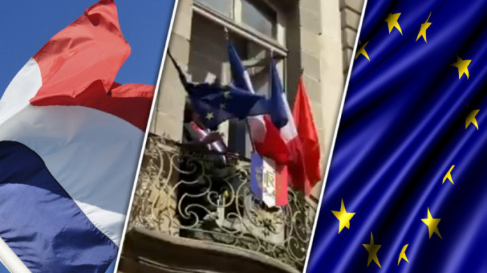 Novoizabrani gradonačelnici francuske desnice širom zemlje uklanjaju zastave EU sa gradskih kuća