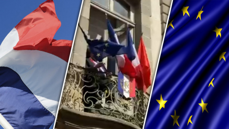 Novoizabrani gradonačelnici francuske desnice širom zemlje uklanjaju zastave EU sa gradskih kuća