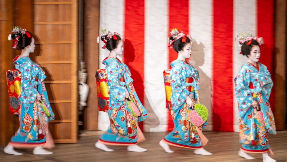 U Kjotu se održava tradicionalna godišnja predstava gejši koja slavi proleće