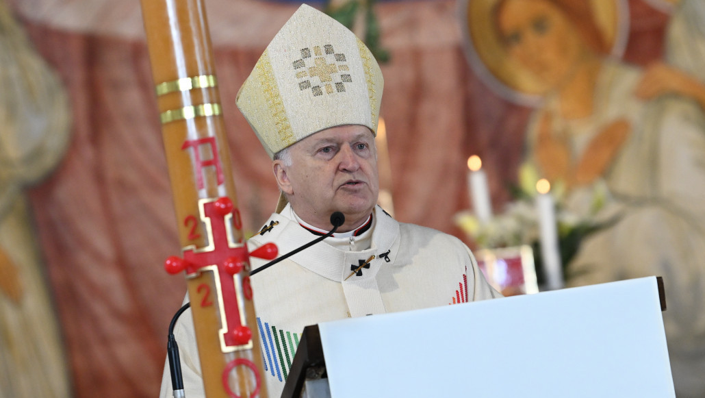 Kardinal Nemet predvodio misu na Uskrs u Crkvi Krista Kralja u Beogradu