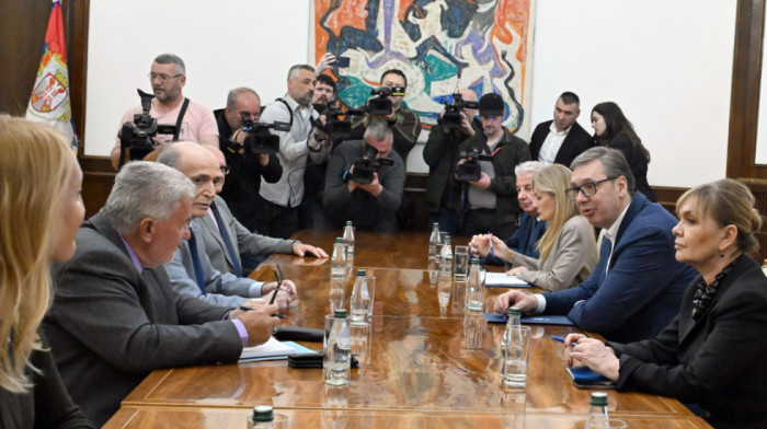 Nastavljene konsultacije predsednika Srbije sa predstavnicima političkih partija, danas PUPS i "Mi - glas iz naroda"