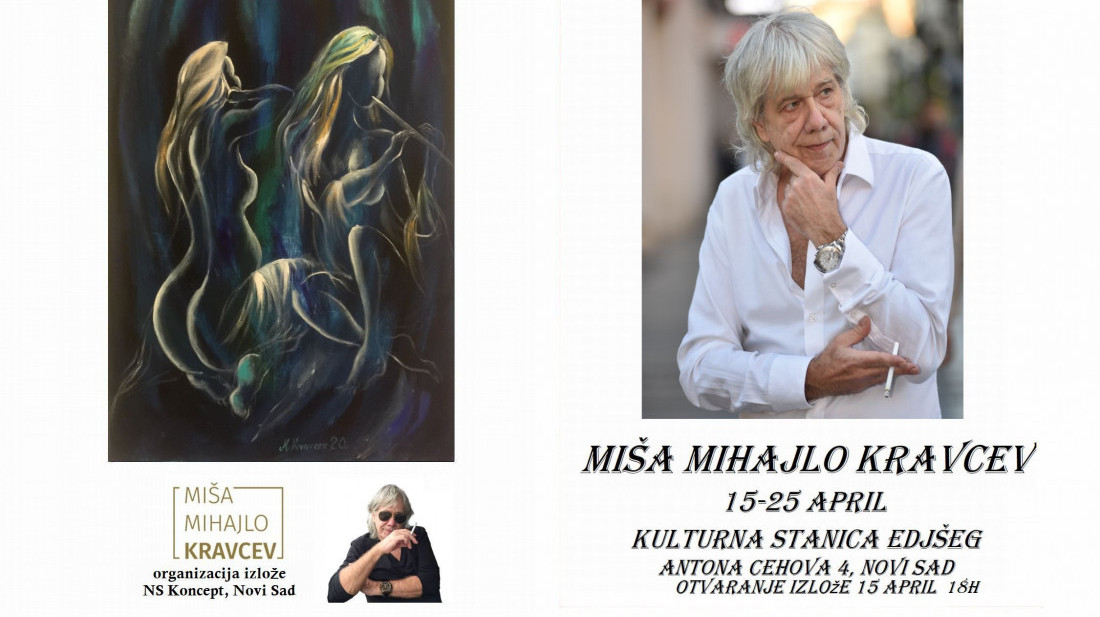 Izložba slika Miše Mihajla Kravceva u Novom Sadu