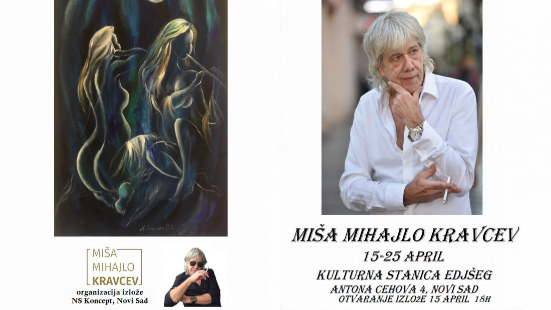 Izložba slika Miše Mihajla Kravceva u Novom Sadu