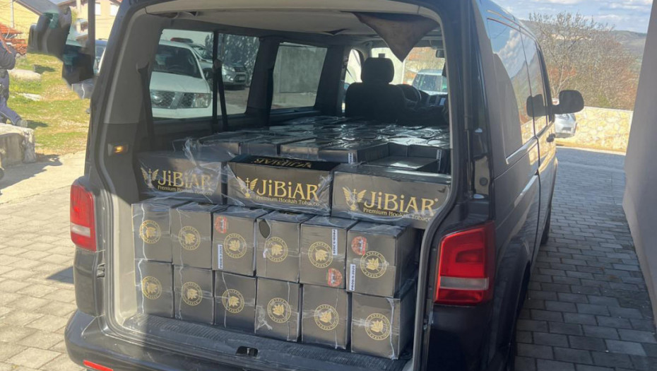 Velika zaplena kod Preševa vredna osam miliona: Nađeno skoro tonu akciznih proizvoda