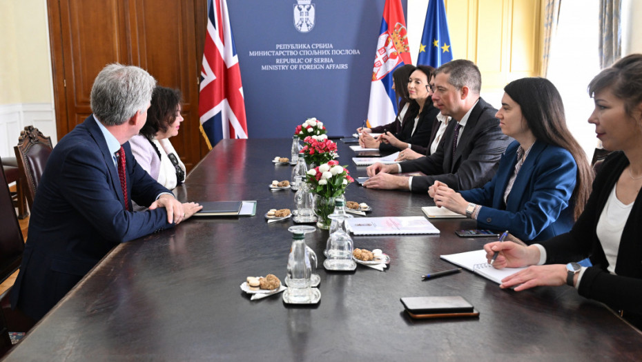 Đurić i Pirs razgovarali o unapređenju regionalne saradnje