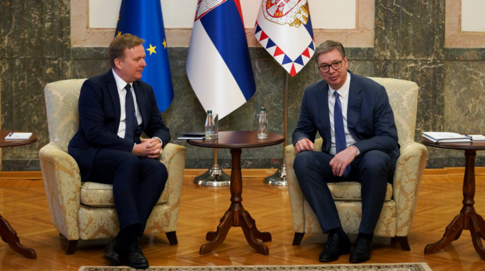 Vučić sa Sorensenom: Jednostrane mere Prištine ozbiljan pritisak na sprski narod