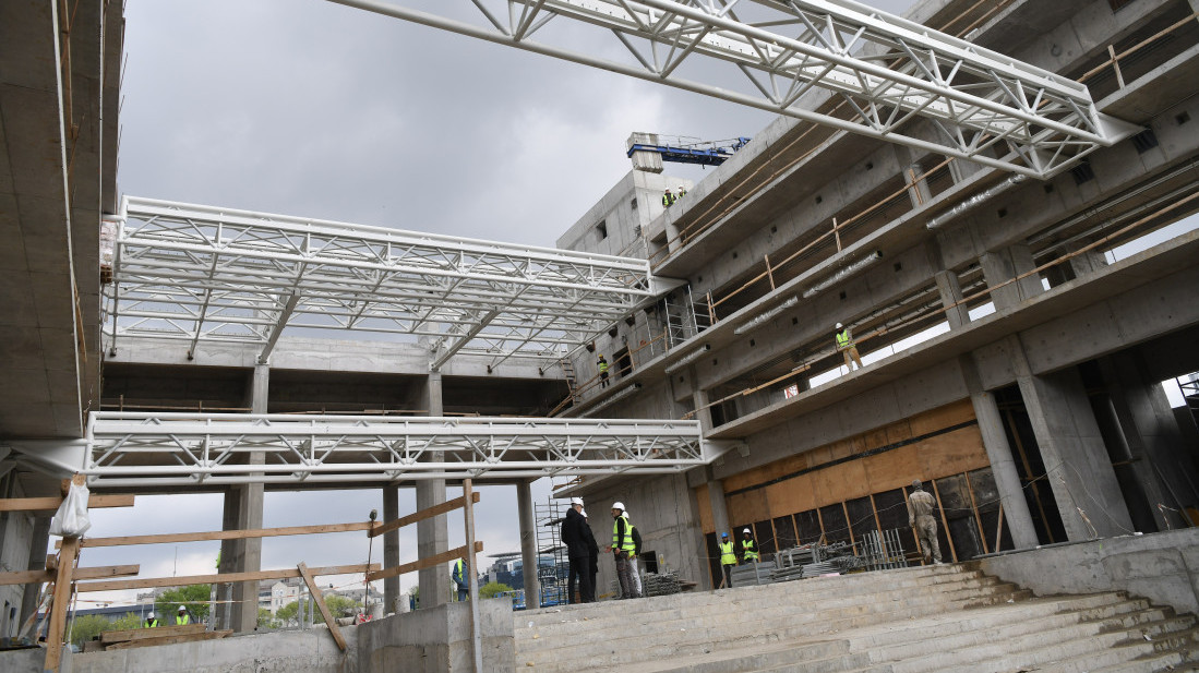 Sofronijević: Napreduju radovi na kompleksu železničke stanice Novi Beograd