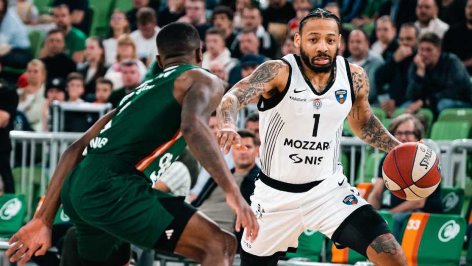 Partizan uspešno položio ispit u Ljubljani: Uz teške muke do pobede nad Cedevitom