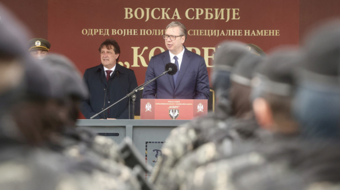 Vučić na obeležavanju Dana Odreda vojne policije: "Kobre" jedan od stubova očuvanja bezbednosnog sistma Srbije