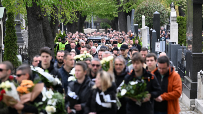 Sahranjen Duško Vujošević u Aleji zasluženih građana