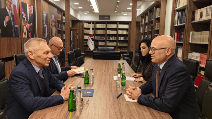 Vučević se sastao sa Harčenkom: Razgovor o međunarodnim prilikama, bezbednosnim i ekonomskim izazovima