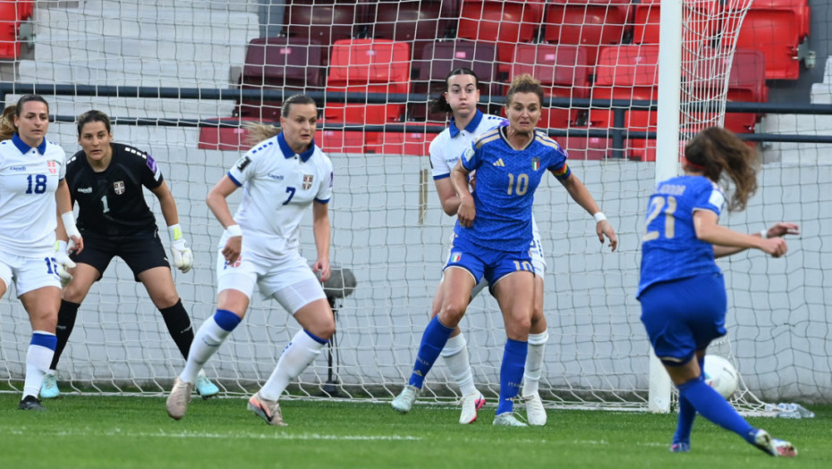 Fudbalerke Srbije ubedljivo poražene od Italije u kvalifikacijama za Mundijal