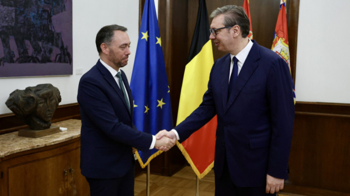 Vučić sa Prevoom o ekonomskoj saradnji sa Belgijom i evropskom putu Srbije