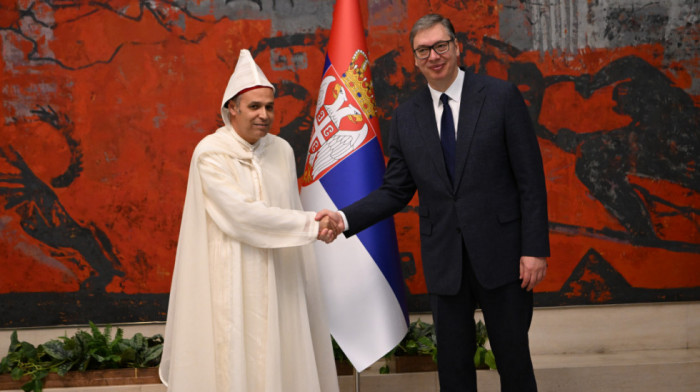 Vučić primio akreditivna pisma ambasadora Kraljevine Maroko Omara Amrara