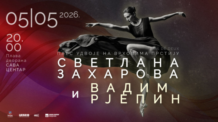 "Ples udvoje na vrhovima prstiju": Baletski spektakl Svetlane Zaharove i Vadima Rjepina u Sava Centru