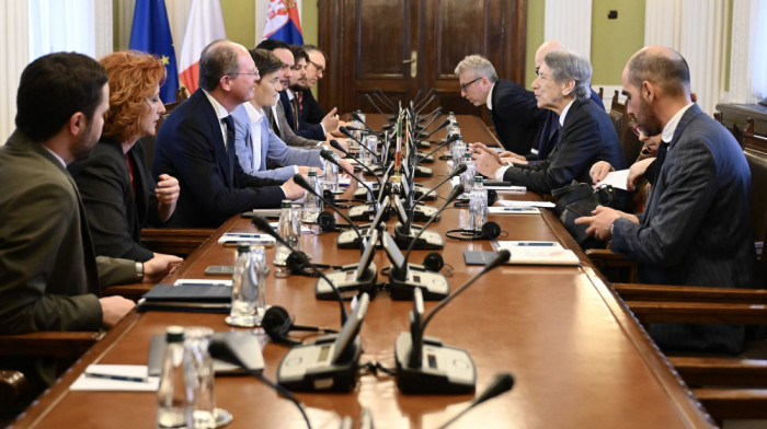 Brnabić se sastala sa delegacijom Odbora za evropske poslove Senata Italije