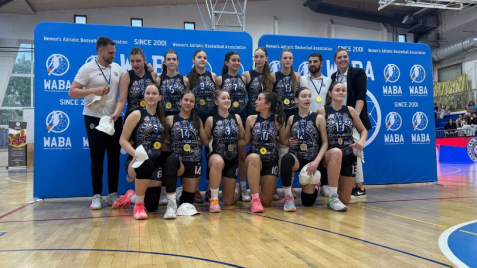 Košarkašice Partizana do 15 godina bez konkurencije: Titula za crno-bele u WABA ligi