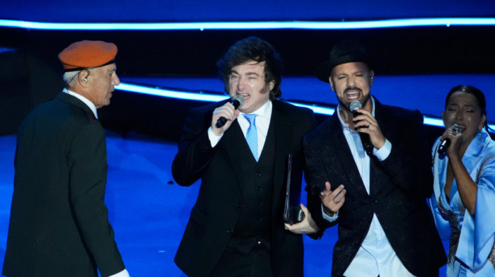 Havijer Milej pevao na proslavi 78. godišnjice nezavisnosti Izraela u Jerusalimu