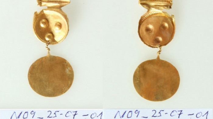 Zlatni nakit iz bronzanog doba otkriven tokom iskopavanja na Egini