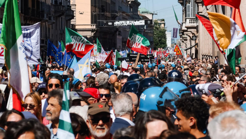 Širom Italije obeležen Dan oslobođenja: U Milanu 100.000 ljudi na nacionalnom maršu, bilo i tenzija