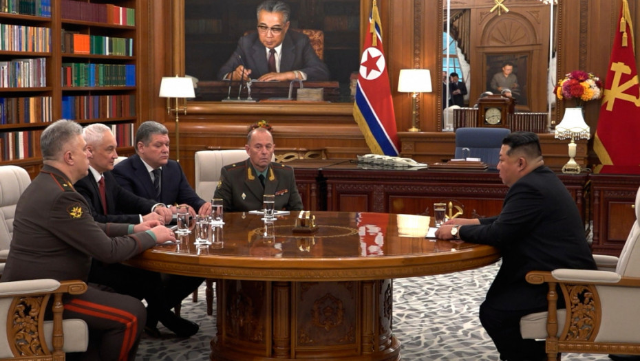 Belousov i Kim Džong Un u Pjongjangu: Dogovoren petogodišnji plan vojne saradnje Rusije i Severne Koreje