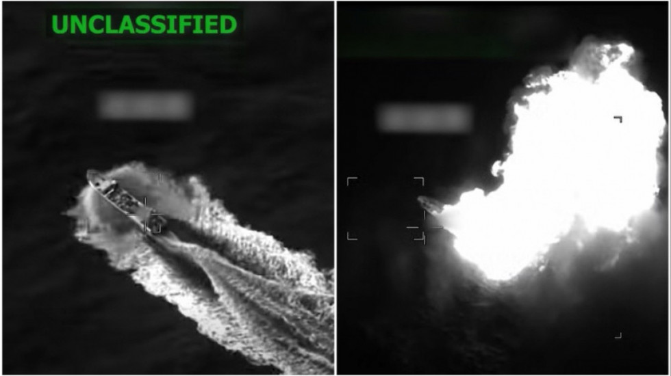 Američka vojska napala brod umešan u trgovinu drogom, tri osobe ubijene