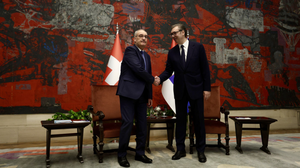 Vučić nakon sastanka sa Parmelanom: Švajcarska je zemlja iz koje nam dolazi najviše investitora, možemo očekivati i nove