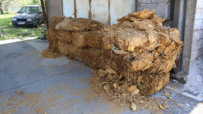 Dvojica u Rumi "ukrali" iz budžeta Srbije skoro šest i po miliona: Zaplenjeno im 750 kila duvana