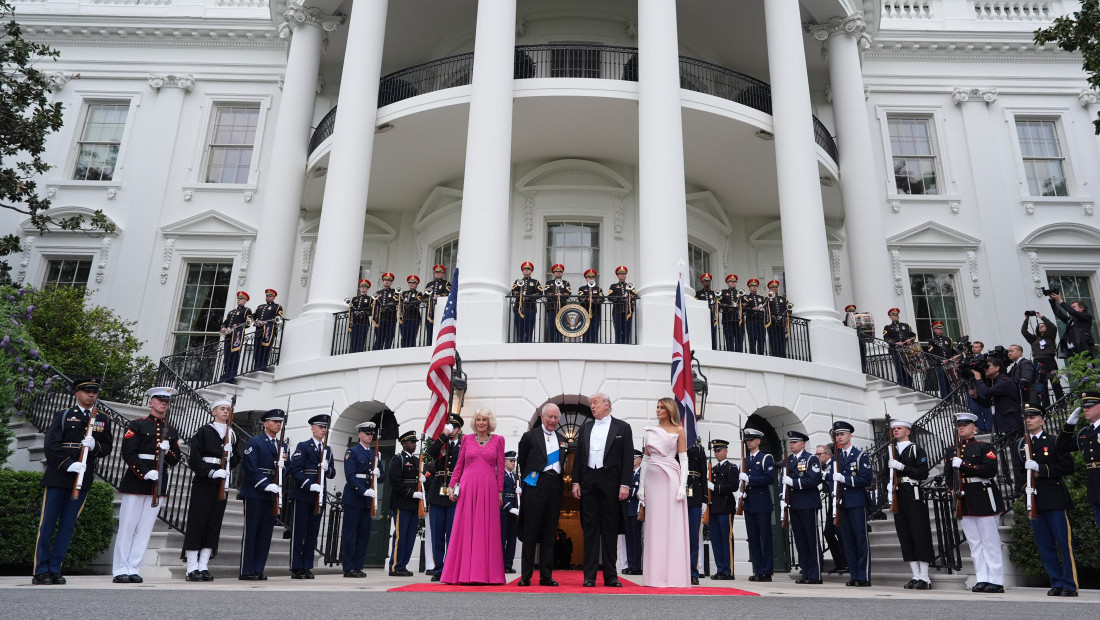 Kralj Čarls na večeri u Beloj kući pozdravio savezništvo sa SAD u "neizvesnom svetu"