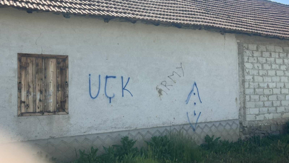 Srpska lista: Grafiti UČK jasan primer atmosfere u kojoj se Srbi na Kosovu i Metohiji nalaze