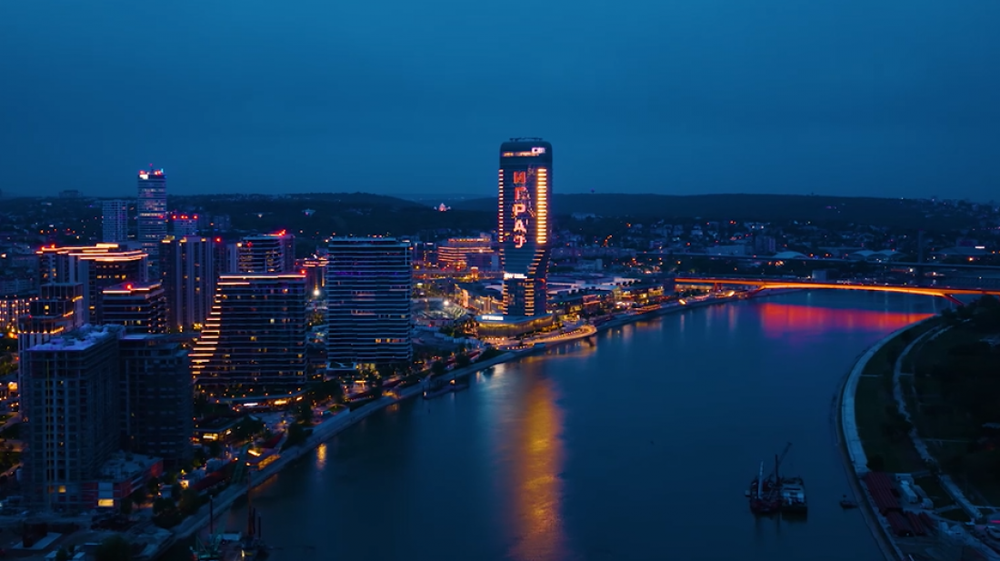 Svetski dan igre obeležen svetlosnom projekcijom na Kuli Beograd (VIDEO)