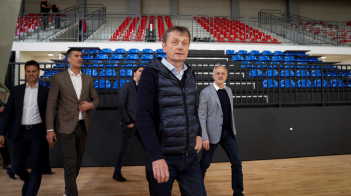 Odbojkaški trening centar građevinski gotov, do kraja leta u funkciji