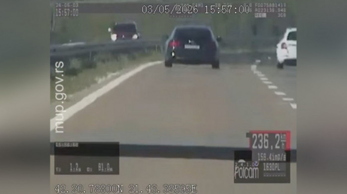 Grčki državljanin vozio 236 kilometara na sat kod Bujanovca, policija ga isključila iz saobraćaja