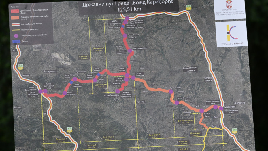 Koridori Srbije pokrenuli ekološku proceduru: Zelena karta za sektor 2 autoputa "Vožd Karađorđe"