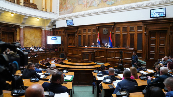 Sednica Skupštine Srbije o izmenama izbornih zakona 12. maja