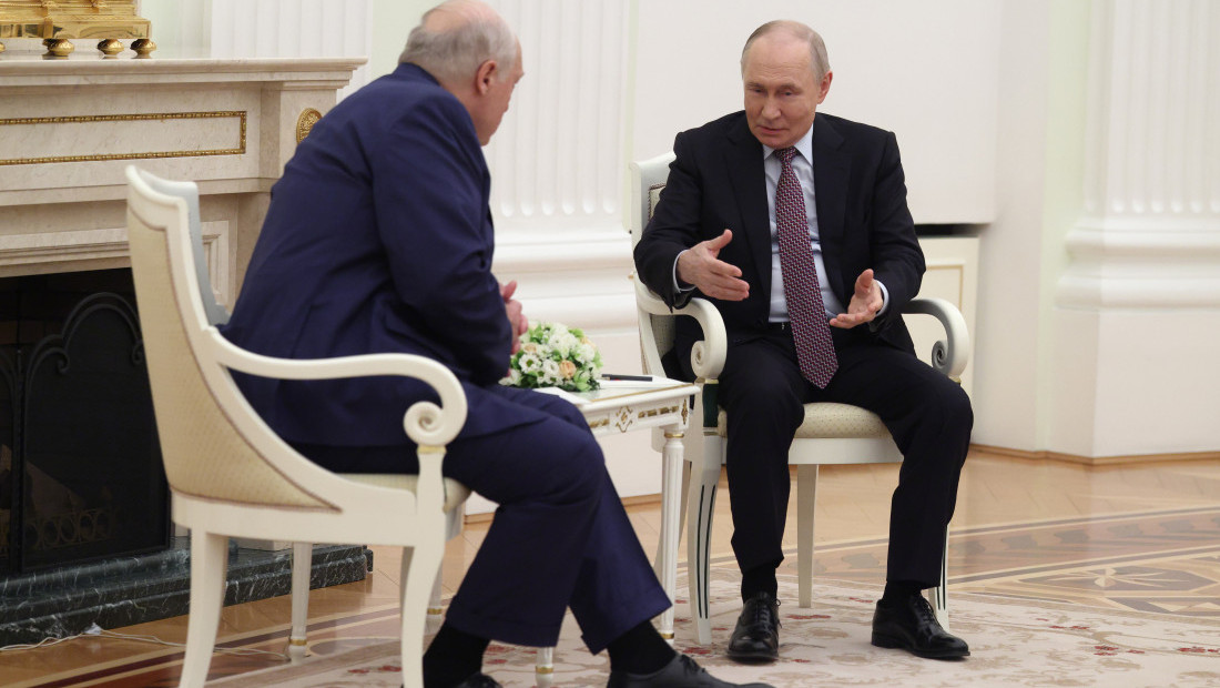 Putin i Lukašenko u Kremlju povodom obeležavanja Dana pobede