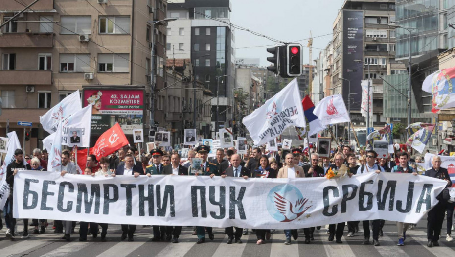 U Beogradu marš Besmrtni puk povodom Dana pobede nad fašizmom