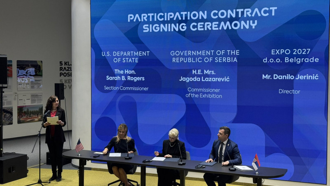 Potpisan ugovor o učešću SAD na izložbi Ekspo 2027