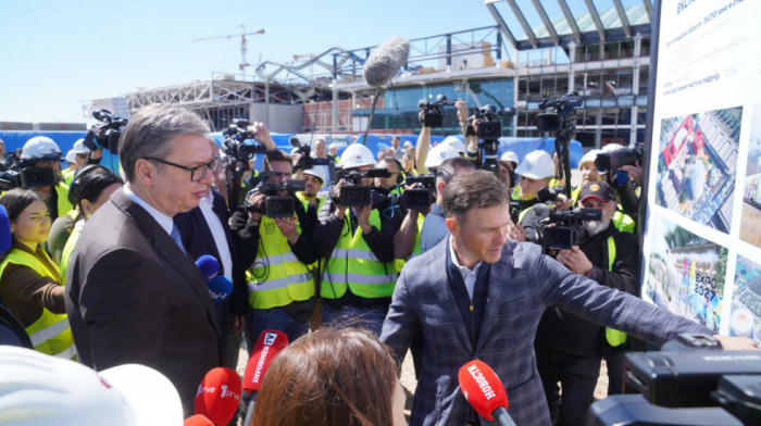 Vučić obilazi radove na gradilištu "Expo 2027" u Surčinu