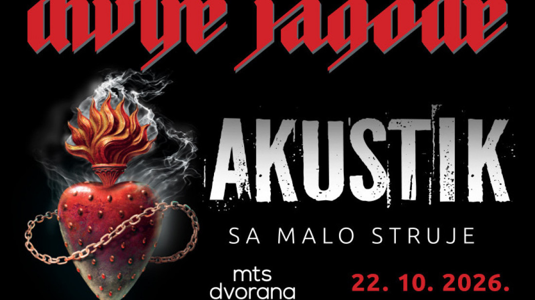 Divlje jagode prvi put u akustik verziji na koncertu u MTS Dvorani 22. oktobra