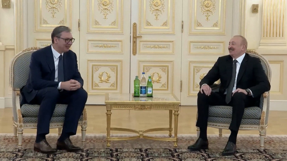 Vučić u Bakuu: Tokom razgovora sa Alijevim potvrđeni bliski odnosi Srbije i Azerbejdžana