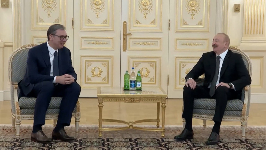 Vučić u Bakuu: Tokom razgovora sa Alijevim potvrđeni bliski odnosi Srbije i Azerbejdžana